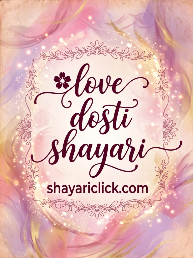 🌸 love dosti shayari